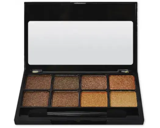 Metallic Eyeshadow Palette Browns