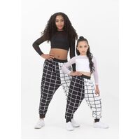 Studio 7 Geo Print Haren Pants Adult Small; Black