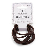 Bun Heads Hair Bands Dark Brown