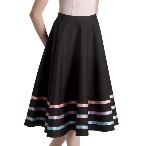 Bloch Pastel Ribbon Character Skirt Womens Medium