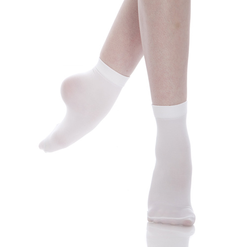 Energetiks Frill Dance Socks [Colour: White (Energetiks)] [size: Child Small]