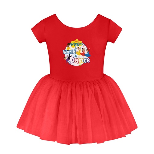 Energetiks The Wiggles World of Dance Tutu; Child Medium; Red 