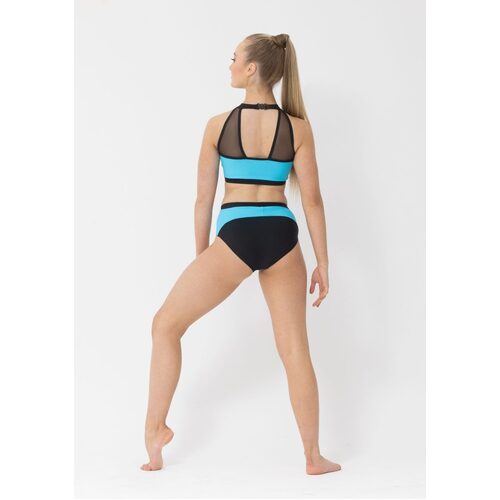 Studio 7 Tenille Crop Child Large; Neon Blue