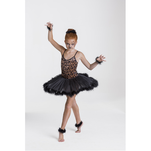 Studio 7 Wild Cats Tutu Child Large; Cheetah