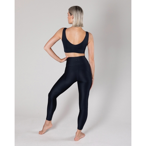 Energetiks Natalie V Back Crop Adult Large; Black