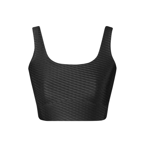 Energetiks Tori Crop Top Adult Large; Black