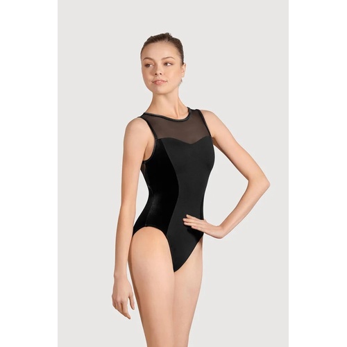 Bloch Meisha Bow Back Leotard Adult Large; Black