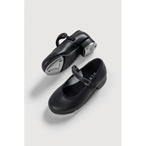 Bloch Tap-Time Petite Toddler Tap Shoes Child 10; Black