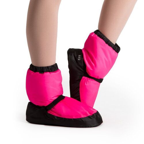 Bloch Pink Fluro Warm Up Bootie Adult X- Small