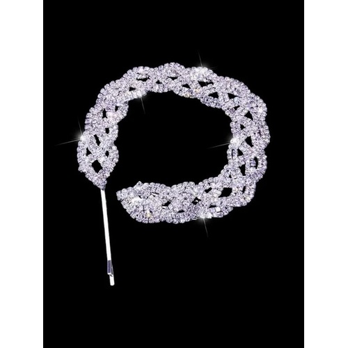 Dance Trendz Rhinestone Braid Hairpiece