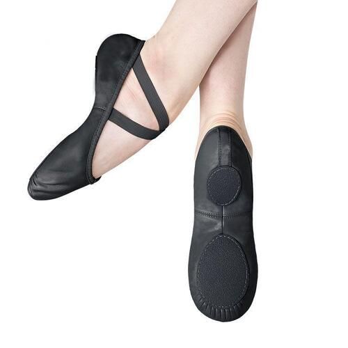 Bloch Acro Leather Flat Adult 2; Width B; Black