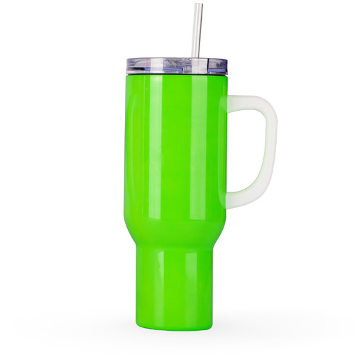 Mad Ally 40oz Tumbler; neon green